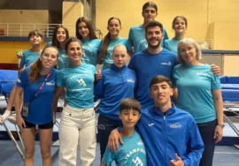 Equip de trampolí del CE Olímpic Mar Bella